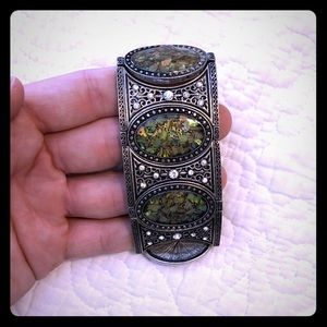 Multicolored metal bracelet